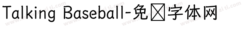 Talking Baseball字体转换